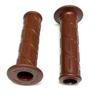 Brown Grips Vespa GTV/GTS/GT/Super/HPE/HPE2 GTS310 Pair MADE IN ITALY **CLOSEOUT**