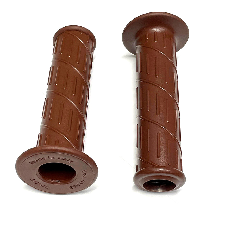 Brown Grips Vespa GTV/GTS/GT/Super/HPE/HPE2 GTS310 Pair MADE IN ITALY **CLOSEOUT**