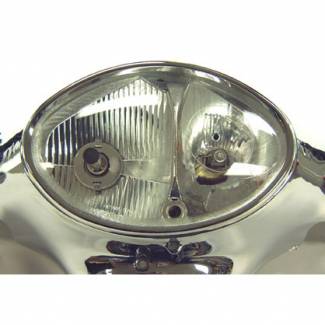 TWIN XENON EURO HEADLIGHT ASSEMBLY (WITH BULBS AND MODIFIED WIRING HARNESS) ET4/LT150