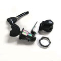 OEM TOP CASE LOCK SET KIT WITH "VESPA" KEY ET/SPRINT/PRIMA/LT/GTS (602884M 606687M)