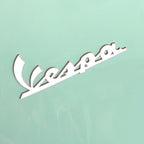 **VESPA** 4" SILVER BADGE EMBLEM LEGSHIELD FOR 80TH EDITION VESPA GTS310 AND PRIMAVERA