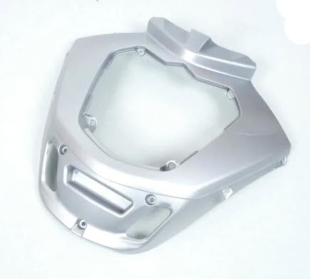 SILVER LOWER FRONT NOSE COVER PIAGGIO MP3 500 2015-2022 (2B000693500H4)