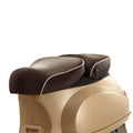 BROWN LXV TWIN SADDLE SEAT W/LATCH PLATE VESPA LX50 LX150 2006-2016
