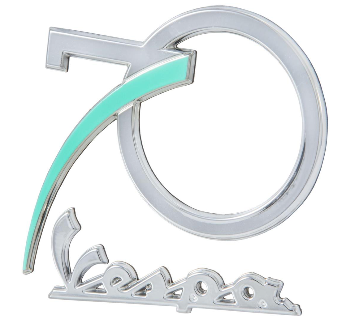 "70th" ANNIVERSARY BADGE/EMBLEM (GLOVEBOX DOOR)