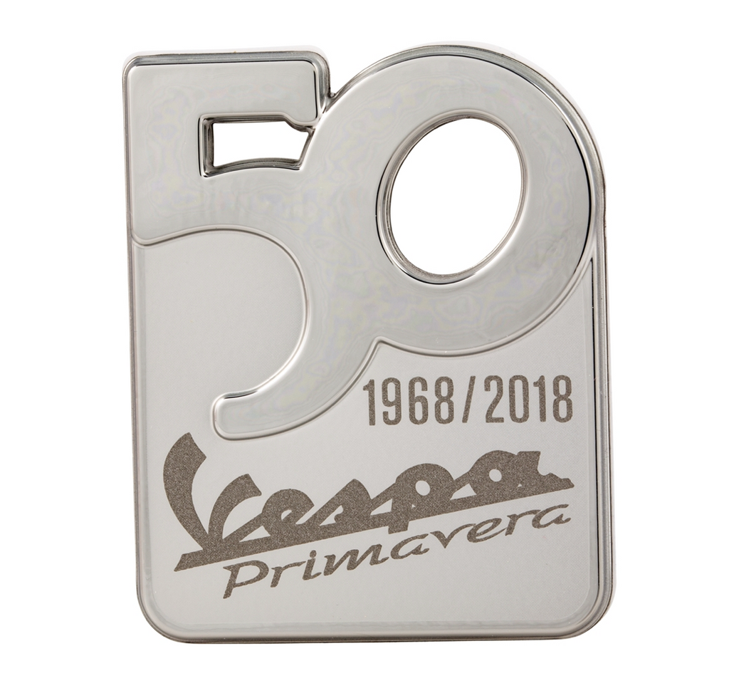 "50TH" ANNIVERSARY PRIMAVERA BADGE STICKER/EMBLEM