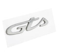 "GTS" CHROME Badge EMBLEM STICKER FOR THE Vespa GTS HPE HPE2