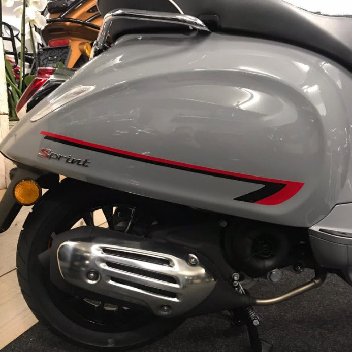 VESPA SPRINT SPORT STICKERS DECAL SET (ALSO FITS PRIMAVERA) **CLOSEOUT** SOLD AS IS, NO RETURNS