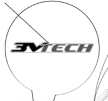 "3VTECH" STICKER BADGE VESPA SXL