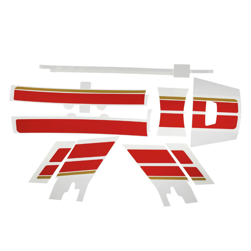 "RACING SIXTIES" DECAL STICKERS KIT RED/GOLD VESPA SPRINT RACING 60'S **CLOSEOUT**