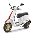 "RACING SIXTIES" DECAL STICKERS KIT RED/GOLD VESPA SPRINT RACING 60'S **CLOSEOUT**
