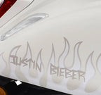 STICKER "FLAMES" DECAL KIT JUSTIN BIEBER SPRINT