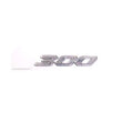 "300" CHROME DECAL STICKER BADGE FOR VESPA GTS HPE2 2023-2025