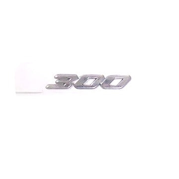 "300" CHROME DECAL STICKER BADGE FOR VESPA GTS HPE2 2023-2025