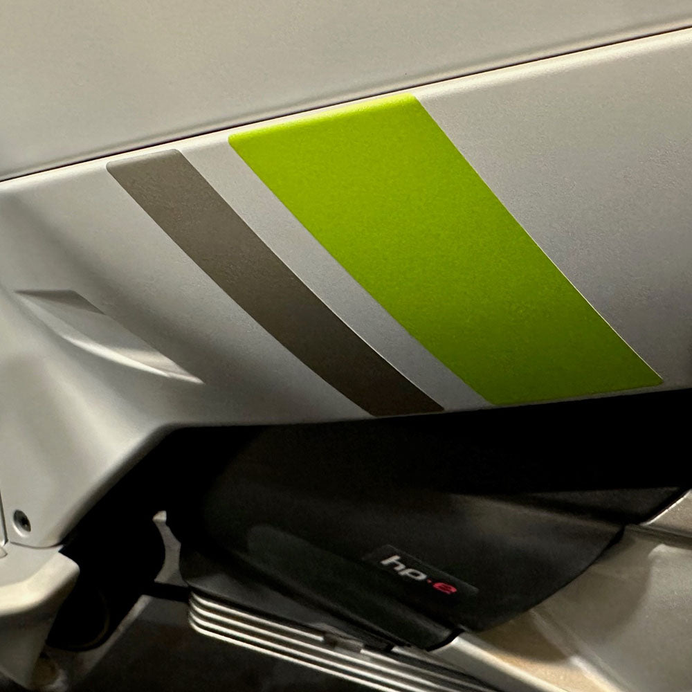 STICKER KIT GREEN/GRAY VESPA GTS SUPER TECH HPE2 2023-