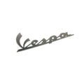 'VESPA' COWL MATTE TITANIUM BADGE (EMBLEM) 6" INCHES LONG