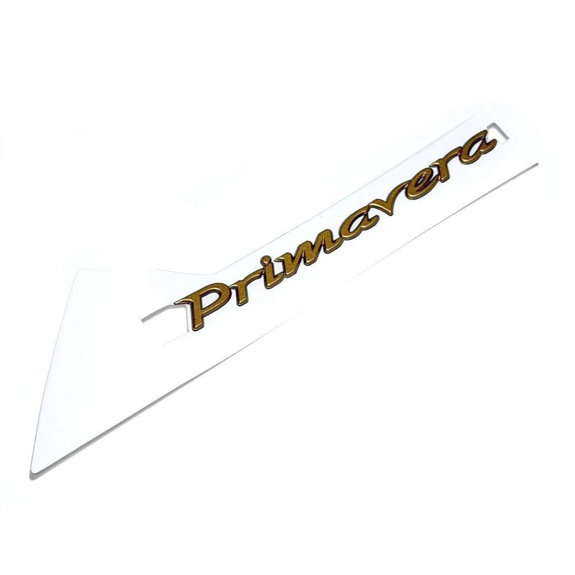 *GOLD PRIMAVERA* BADGE EMBLEM FOR VESPA PRIMAVERA OFFICINA 8