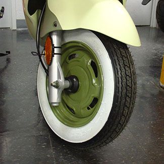 Shinko Tubeless 350x10 White Wall SR550 Tire