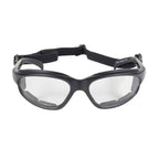 GOGGLES LIKE GLASSES WITH STRAP CLEAR