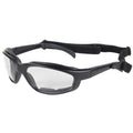 GOGGLES LIKE GLASSES WITH STRAP CLEAR