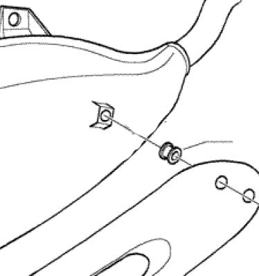 SPACER FOR HEAT SHIELD GT200
