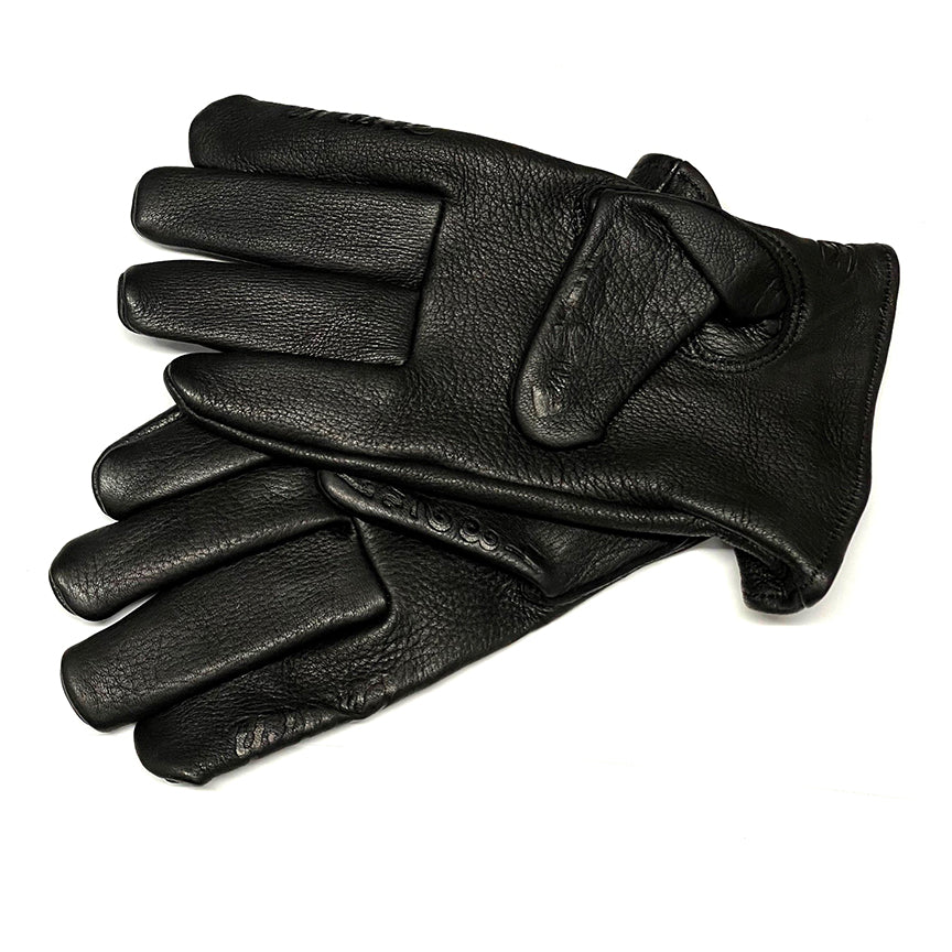 Highway 21 Louie Deerskin Leather Gloves BLACK