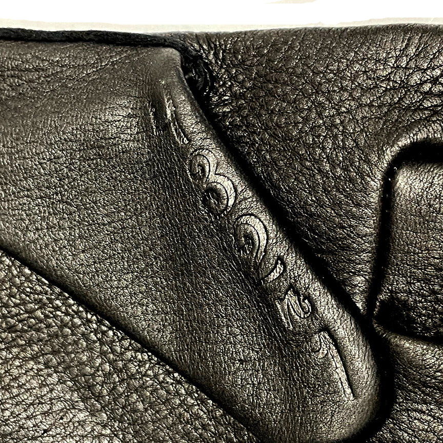 Highway 21 Louie Deerskin Leather Gloves BLACK
