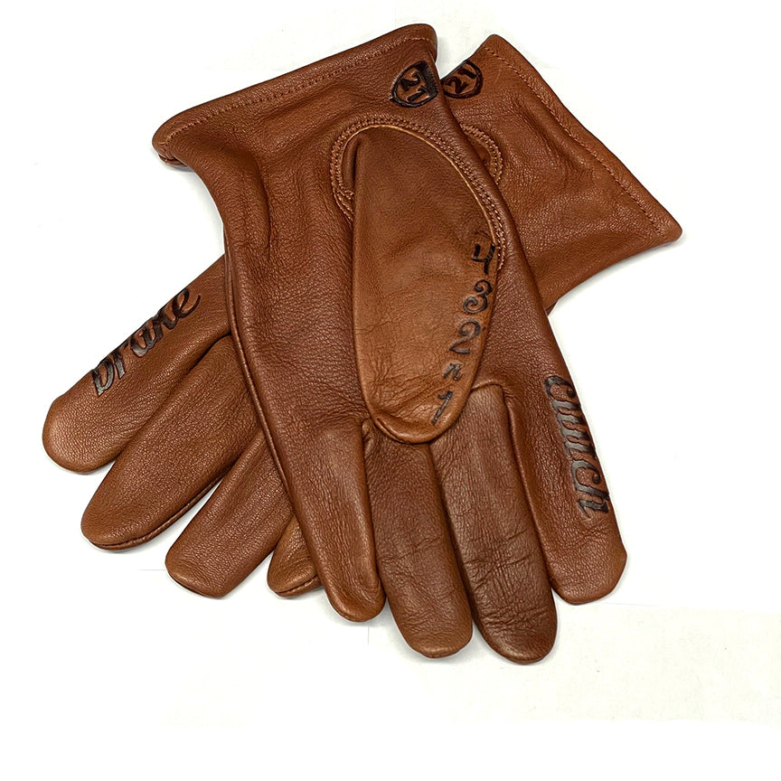 Highway 21 Louie Deerskin Leather Gloves BROWN – Scooterwest