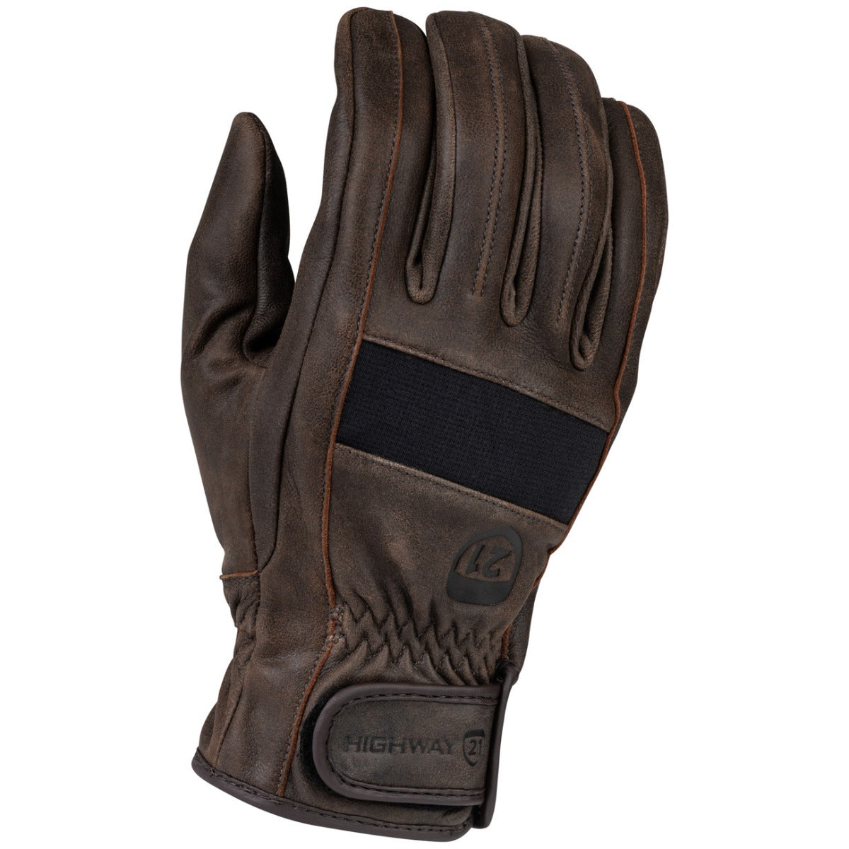 JAB HIGHWAY 21 GLOVES BROWN LEATHER
