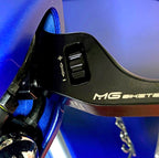 **BLACK** PAIR OF MG BIKETEC CNC ADJUSTABLE LEVERS-GT/GTS/300 SUPER 2005-2022, GTV ALL YEARS GTV310