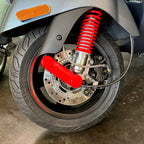 **GLOSSY RED** SUSPENSION FORK ARM SPINDLE COVER 2001-2014 & 2018 to current
