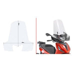 GIVI LARGE WINDSHIELD PIAGGIO BV400 2022- (INCLUDES A5616A HARDWARE)
