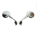 SHORT ROUND CHROME MIRRORS 2015+ PRIMA/SPRINT/GTS/HPE **SOLD IN PAIRS ONLY**