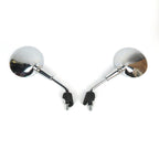 SHORT ROUND CHROME MIRRORS 2015+ PRIMA/SPRINT/GTS/HPE **SOLD IN PAIRS ONLY**