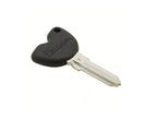KEY BLANK BLACK W/VESPA LOGO FOR NON-IMMOBILIZER MODELS ET2 VESPA S (299602 1B000563)