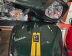 **BLACK OUT** CUSTOM PIAGGIO SHIELD RECTANGULAR BADGE/EMBLEM STEERING/HORN COVER; ALL MODERN APPLICATIONS