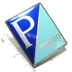 PIAGGIO SHIELD RECTANGULAR BADGE/EMBLEM STEERING/HORN COVER; ALL MODERN APPLICATIONS