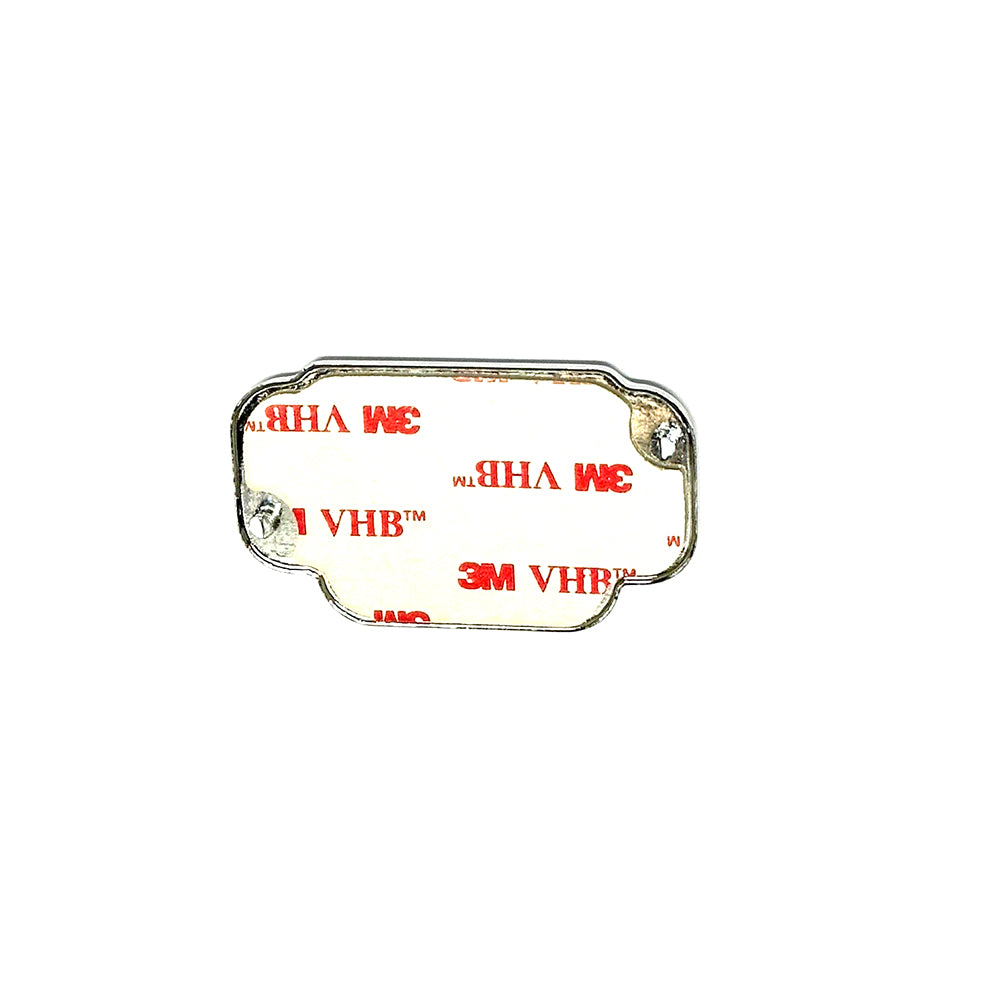 "ET4 150" BADGE (EMBLEM) FOR GLOVE BOX DOOR ORIGINAL NOS VESPA ET4 (577124) (577124)