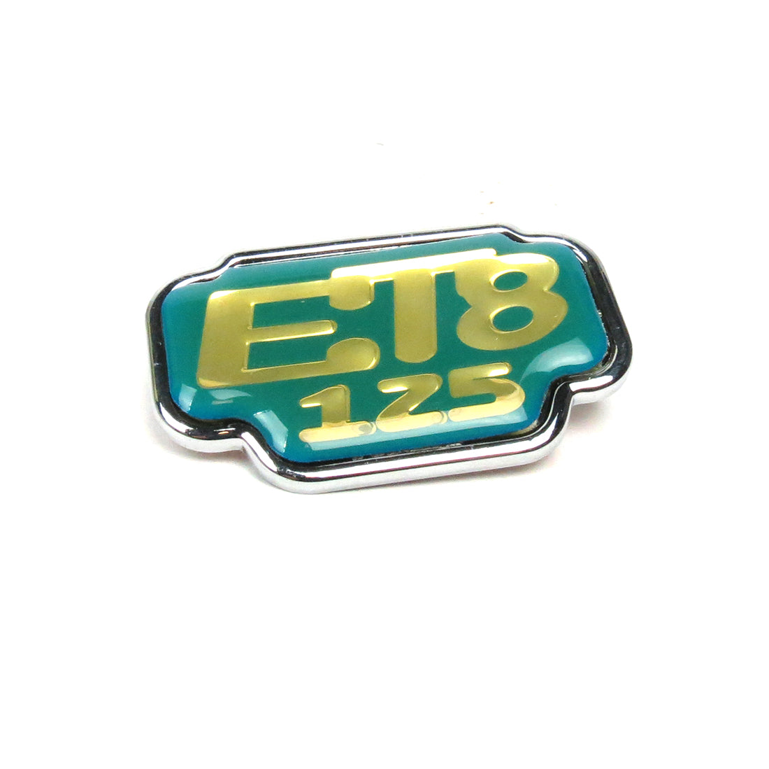 ET8 BADGE (EMBLEM) FOR GLOVEBOX DOOR (TAIWAN MARKET) *closeout*