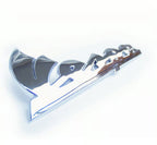 Large Vespa CHROME Script Badge 7 Inches