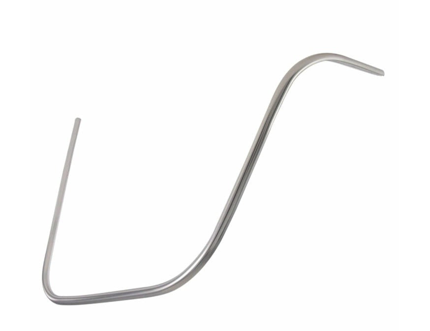 RH RIGHT LEG SHIELD EDGE TRIM SILVER FOR GT-GTS-GTV (2003-2019) NOT HPE/HPE2