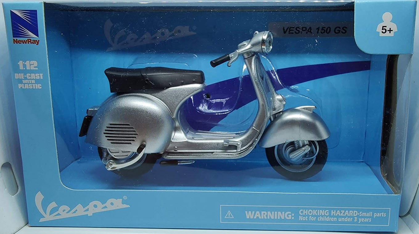 VINTAGE Vespa GS 150 Toy In SILVER VS2-4 1954-1959