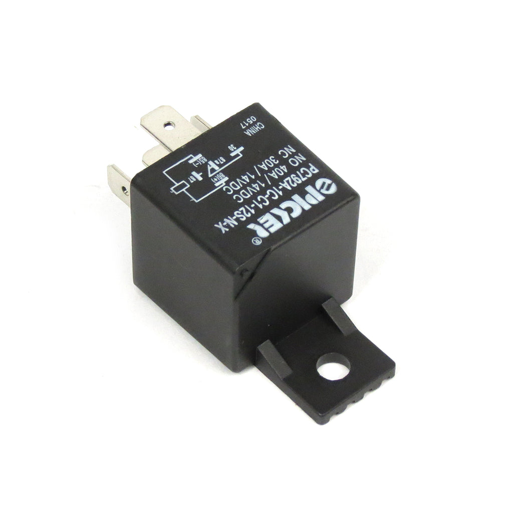 HEADLIGHT RELAY 5 TERMINAL 12V30A FITS CARB MODELS ET4 LX150 VESPA S (AND MAIN COOLING FAN GT200) (581139 58246R 294076 583027)