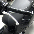 **BLACK** POWDER COATED HANDLEBAR END WEIGHT **SOLD INDIVIDUALLY** EACH VESPA GT/GTS/300