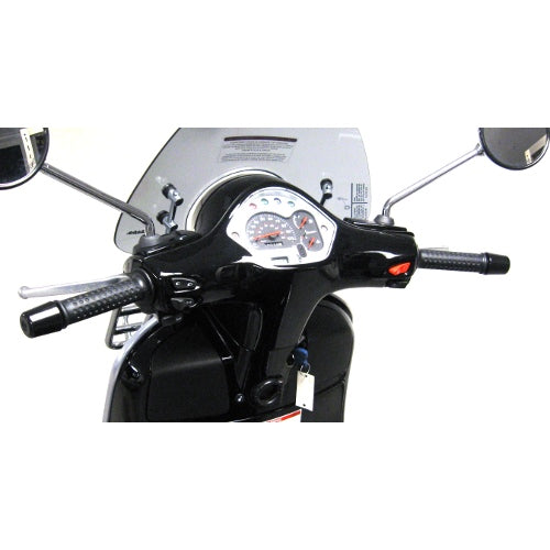 **BLACK** POWDER COATED HANDLEBAR END WEIGHT **SOLD INDIVIDUALLY** EACH VESPA GT/GTS/300