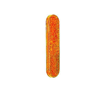 FRONT YELLOW REFLECTOR DOT LH OR RH (BASE NOT INCLUDED) - LIBERTY 50/150 2017-