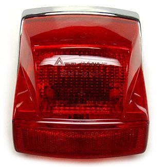 Euro Tail Light Chrome ORIGINAL TAILLIGHT BY SIEM VESPA PX 2001-2017