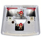 Euro Tail Light Chrome ORIGINAL TAILLIGHT BY SIEM VESPA PX 2001-2017