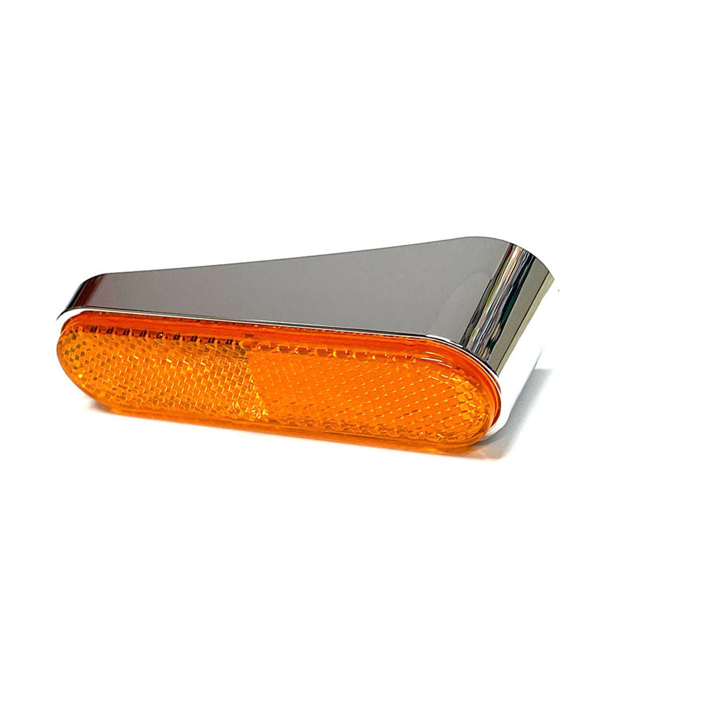 ORIGINAL FRONT RIGHT RH REFLECTOR FOR MOST MODERN VESPA/PIAGGIO MODELS (ET-LX-GTS-HPE-HPE2) (1B006554 1B01015845)
