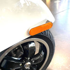ORIGINAL FRONT RIGHT RH REFLECTOR FOR MOST MODERN VESPA/PIAGGIO MODELS (ET-LX-GTS-HPE-HPE2) (1B006554 1B01015845)
