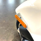 ORIGINAL FRONT LEFT LH REFLECTOR FOR MOST MODERN VESPA/PIAGGIO MODELS (ET-LX-GTS-HPE-HPE2 ) (1B006553 1B01015545)